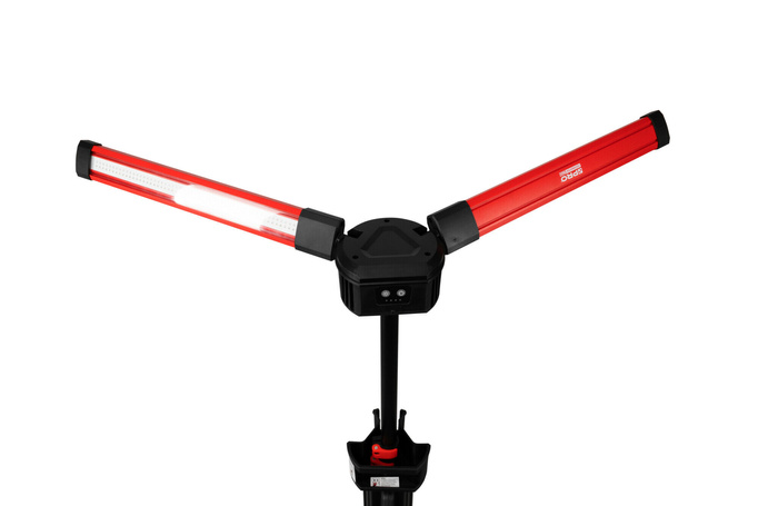 Reflektor Led stojący, składany akumulator LI-ON 2x50W PRO-LD633