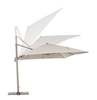 Parasol ogrodowy 300x400cm BOLZANO Santorino aluminium piaskowy