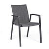 Krzesło ogrodowe BOLZANO Orte antracytowe 55,5 x 60 x 83 cm