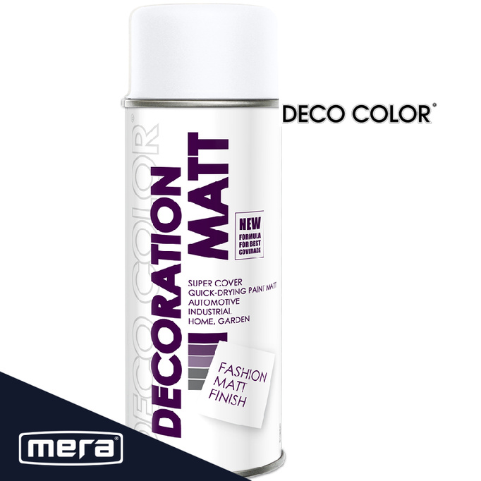 Spray Deco Color Decoration Mat White Ral 9016 400ml 199 016