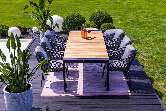 Nappa Anthracite Garden Chair