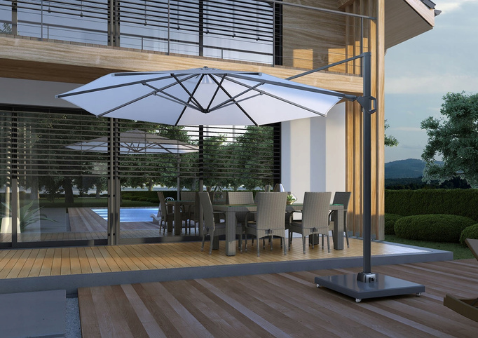 Parasol ogrodowy CHALLENGER T2P Ø3.5m Manhattan