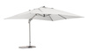 Parasol ogrodowy 3m x 4m BOLZANO Santorino aluminium szary