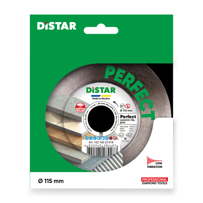 DISTAR Tarcza diamentowa 115mm PERFECT 10216025018