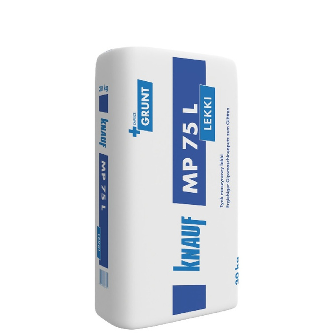 Knauf MP 75L - maszynowy tynk gipsowy, lekki 30kg
