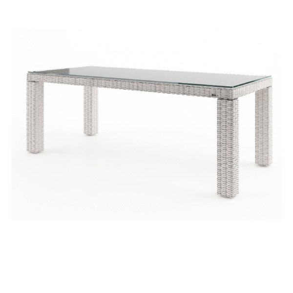 Rapallo Garden Table 220cm Royal White