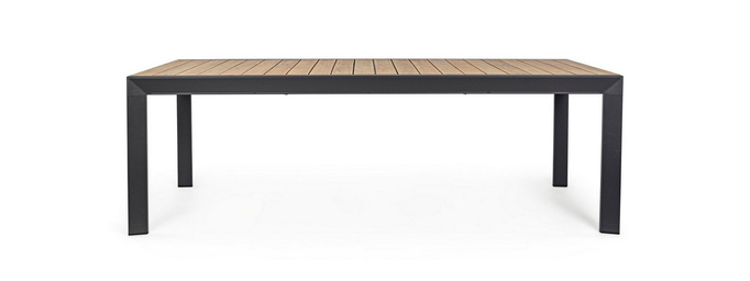 Stół rozkładany ogrodowy BOLZANO Bolonia 220-340 cm antracytowy - EKSPOZYCJA