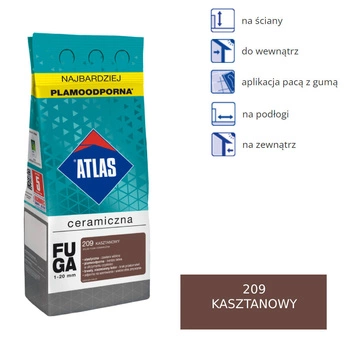 Atlas Ceramic Fuga - 209 kaštan 2 kg