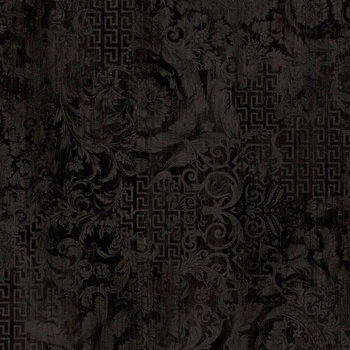Płytka Versace Ceramics Eterno Carbon ścienno-podłogowa mat 80x80  patchwork czarny