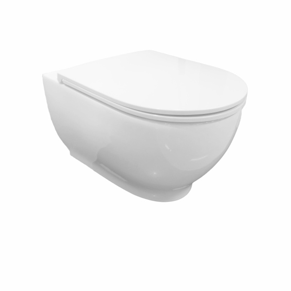 WC visící miska minimalistická