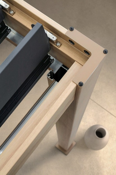 Zadaszenie ogrodowe BOLZANO Roma 3,6x6m efekt drewna/antracyt