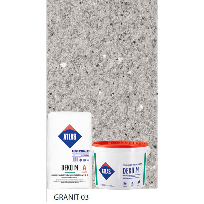 ATLAS DEKO M - TM5 - GRANIT 03 tynk o fakturze kamienia naturalnego 23,8kg