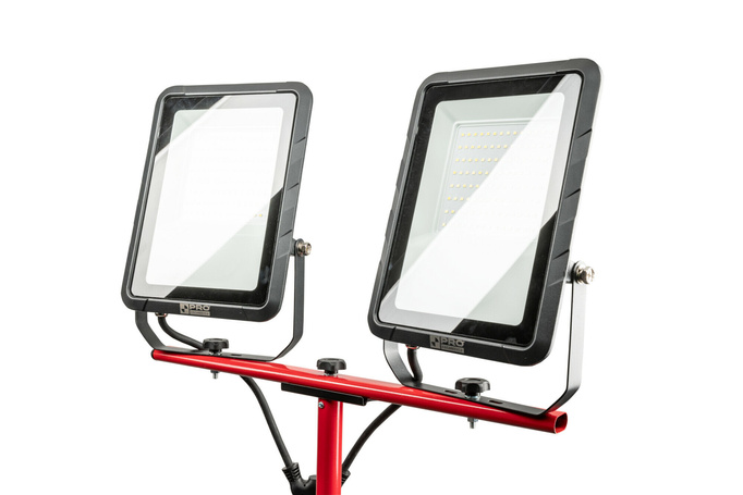 Reflektor Led stojący ze statywem w pokrowcu 2x100W PRO-LD725
