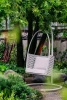Huśtawka ogrodowa LOOP beżowy aluminium