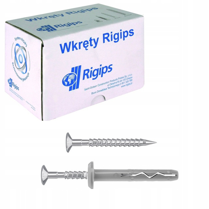 RIGIPS kołek wbijany z kapturkiem 6x60mm 100szt