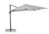 Parasol ogrodowy 3m x 3m BOLZANO Ibis LED jasny szary