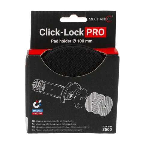 DISTAR MECHANIC uchwyt magnetyczny do padów szlifierskich 100mm M14 Click-Lock PRO