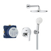 Grohe Eurosmart Podtynkowy zestaw prysznicowy z deszczownicą Tempesta 250 chrom 25288000