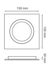 Bílý luminaire