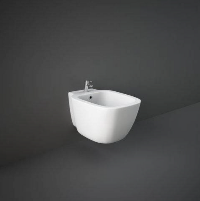 RAK One bidet wiszący ukryte mocowania biały połysk EL08AWHA / ONBI00005.