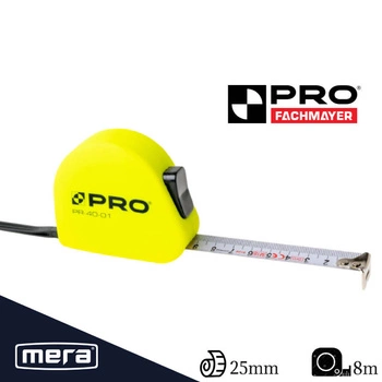 Miara zwijana 25mm x 8m  PRO-MZ108