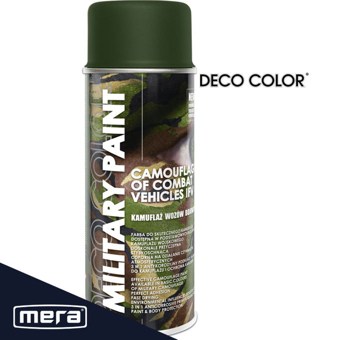 Spray Deco Color MILITARY PAINT RAL6014 olive drap 400ml 286014