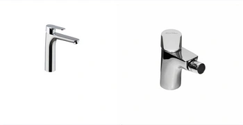 Bateria umywalkowa wysoka + bateria bidetowa DESSI HOME chrom - EKSPOZYCJA