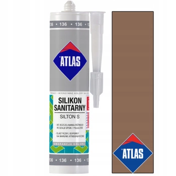 ATLAS SILIKON SILTON SANITARNY KAKAO 210 280ml