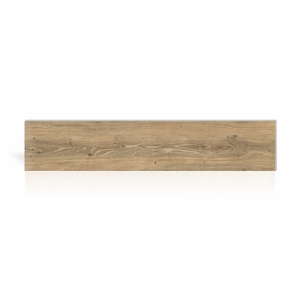 Terasová dlaždice 2 cm, 39,7 × 119,2 cm, imitace dřeva, hnědá