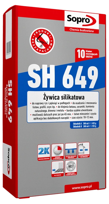 Sopro SH 649 Żywica silikatowa ,naprawcza 600ml
