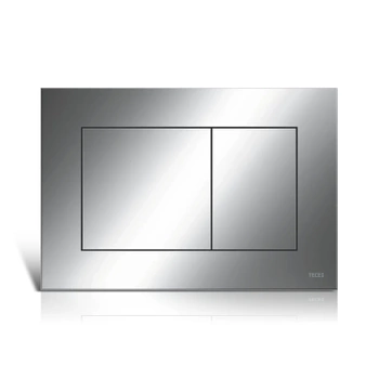 Oplachování tlačítka pro toaletní chromový lesk.