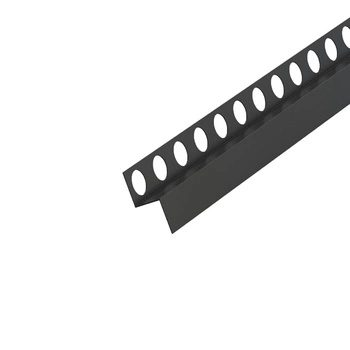 Listwa spadkowa przyścienna, Prawa czarny mat 120cm LSBM-0003