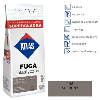 Flexibilní Atlas Fugue 136 - stříbrné 5 kg