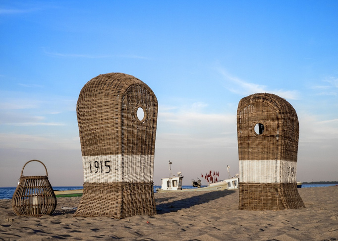 St Tretez Beach Rattan Basket