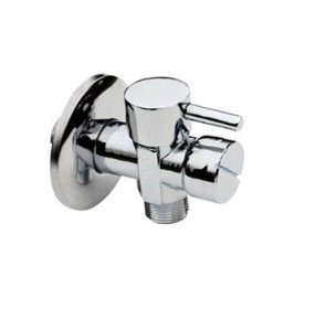 IMPET Zawór kątowy kulowy Antykam z filtrem 1/2"x3/4"