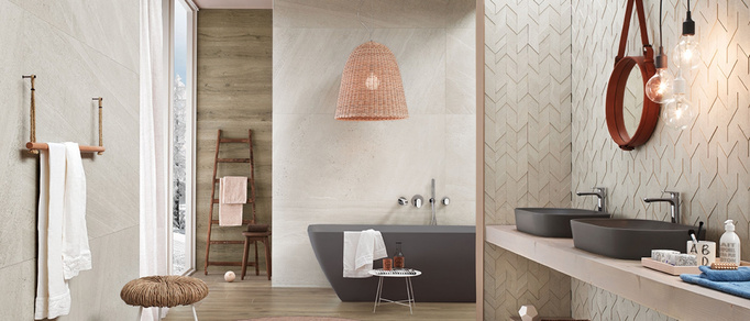 Mozaika ceramiczna 28x32 szary