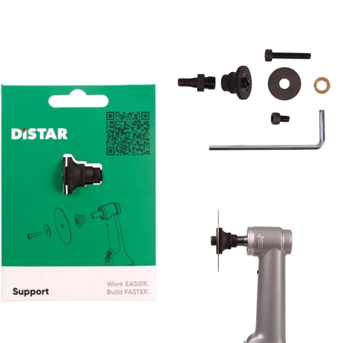 Distar ZESTAW ADAPTERÓW PODTRZYMUJĄCYCH DO GRAWERA SUPPORT d19хd5,8/9,6