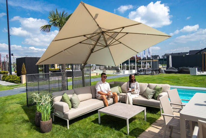 Meble ogrodowe Bolzano GIACOMO aluminium beż