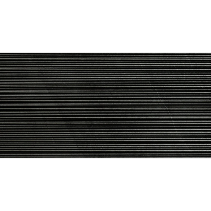 Płytka Impronta Shale Ribbed Dark ścienno-podłogowa mat 60x120 3D czarny