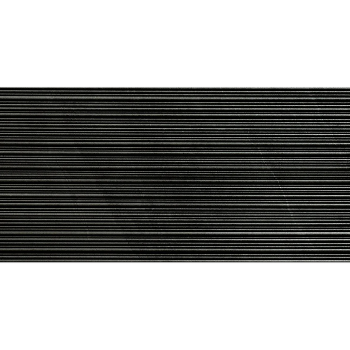 Płytka Italgraniti Shale Ribbed Dark ścienno-podłogowa mat 60x120 3D czarny