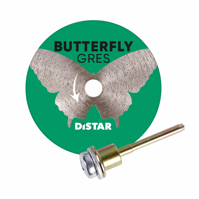 DISTAR Tarcza diamentowa 45x0,6x5,8H z trzpieniem Butterfly na mokro