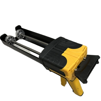 Pistolet wyciskacz 2 tłokowy do aplikacji fugi 2 składnikowej 400ml metal+abs