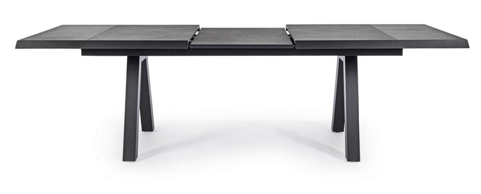 Stół ogrodowy rozkładany BOLZANO Kastor 205x265/103 cm antracytowy - EKSPOZYCJA