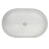 Umywalka nablatowa 55x37 cm biały połysk owalna Estadio DESSI HOME