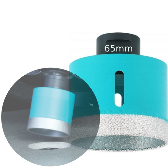 Bihui otwornica 65mm koronka diamentowa do gresu ,na szlifierkę M14