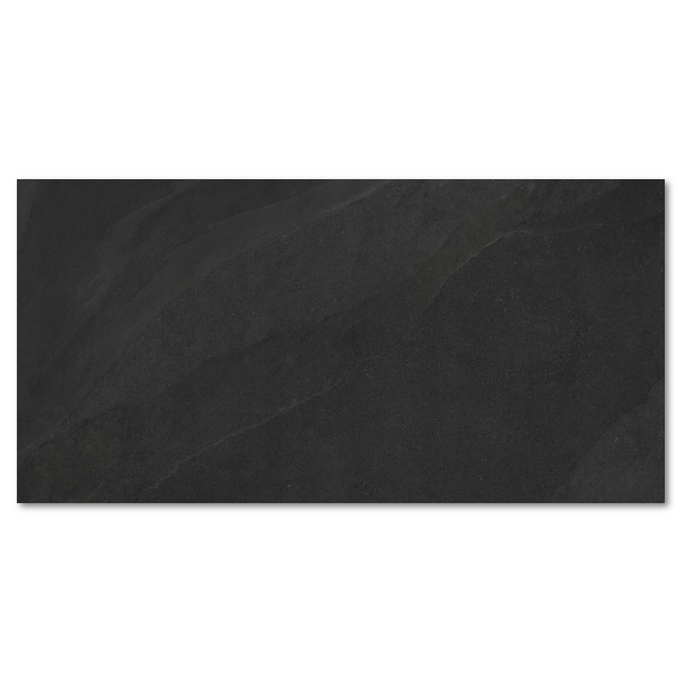Płytka Leonardo Ashima 12N ścienno-podłogowa mat 60x120 10mm imitacja kamienia czarny