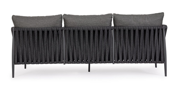 BOLZANO Sofa ogrodowa Juno aluminium antracyt