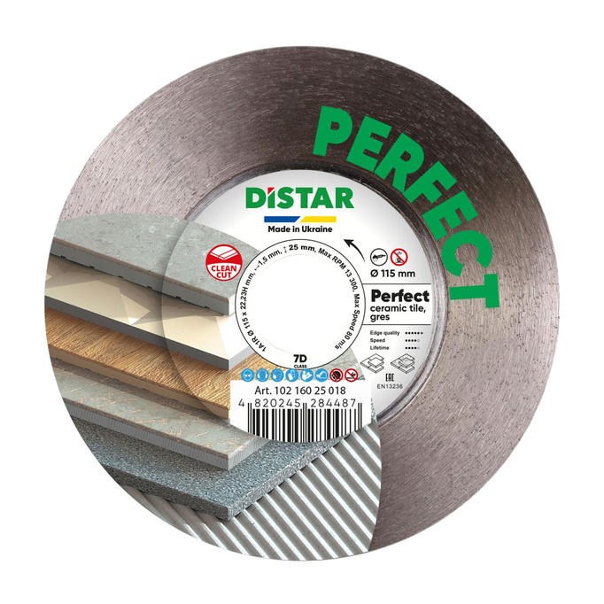DISTAR Tarcza diamentowa 115mm PERFECT 10216025018