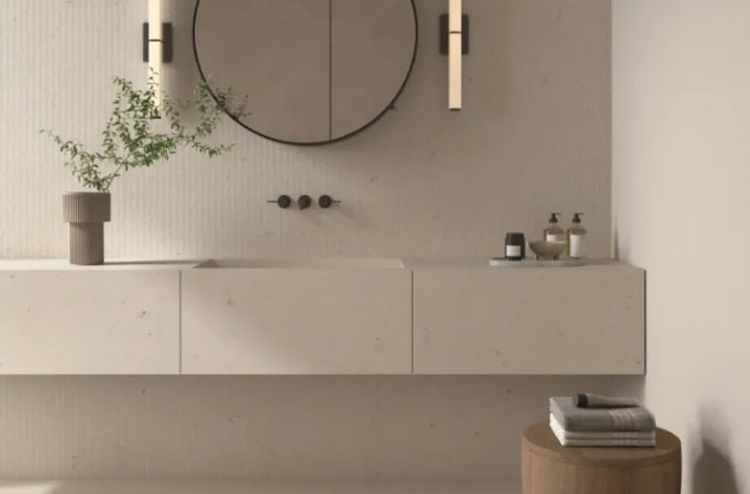 Płytka LaFaenza Suite Stone Shell 60x120 ścienno-podłogowa imitacja kamienia beżowy