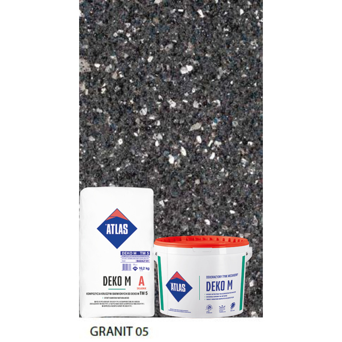 ATLAS DEKO M - TM5 - GRANIT 05 tynk o fakturze kamienia naturalnego 23,8kg